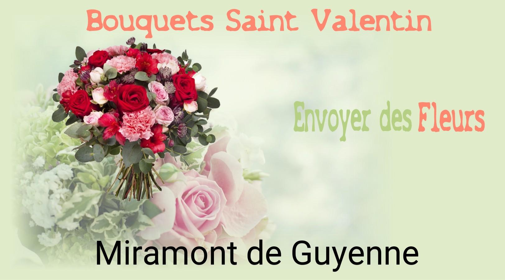Roses de Saint-Valentin livrées à Miramont-de-Guyenne